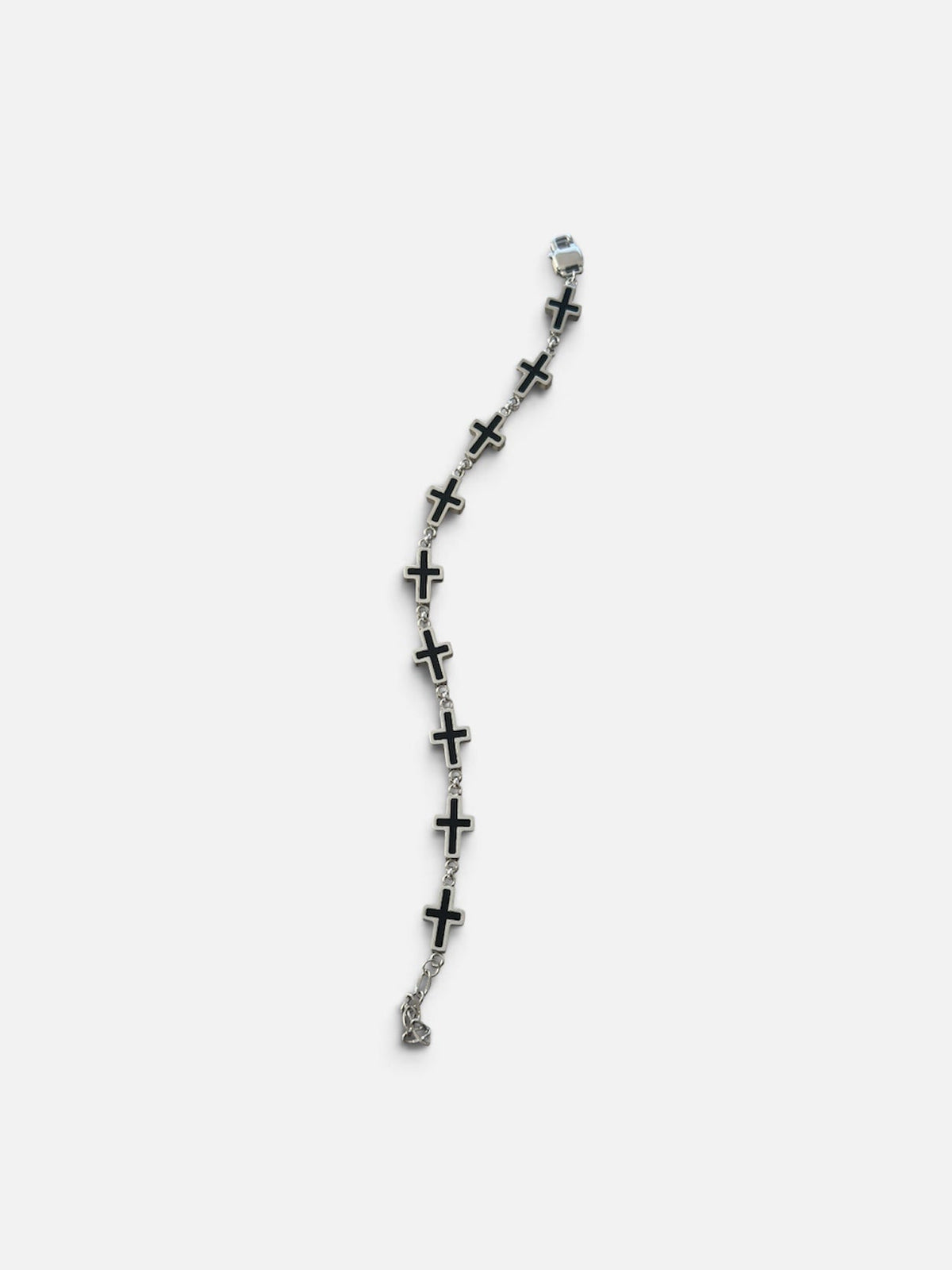 Black Cross Bracelet